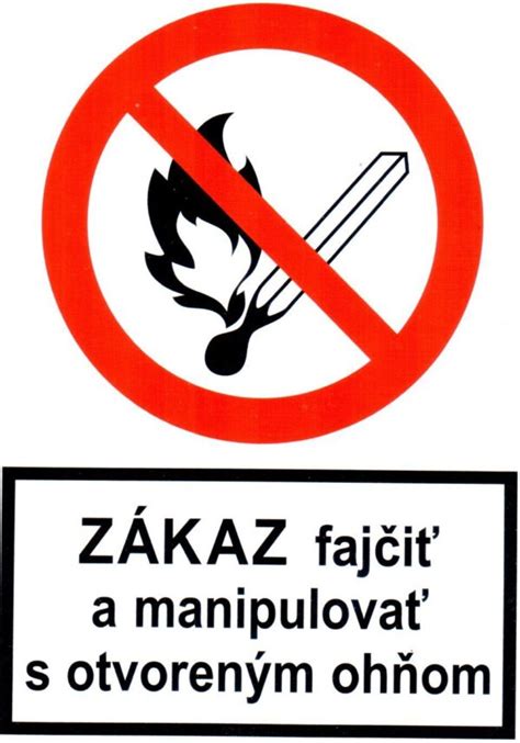 Symbol varovania pred horľavými látkami a otvoreným ohňom