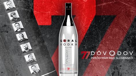 Rozmanitosť fliaš Goral vodky