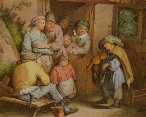 Historická holandská scéna s debnárskym remeslom