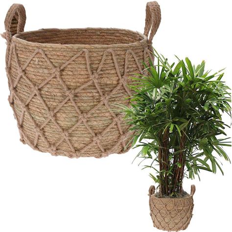 Ručne pletený obal na kvetináč