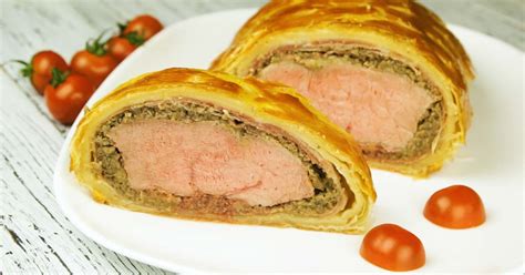 Hovädzie Wellington pripravené na pečenie