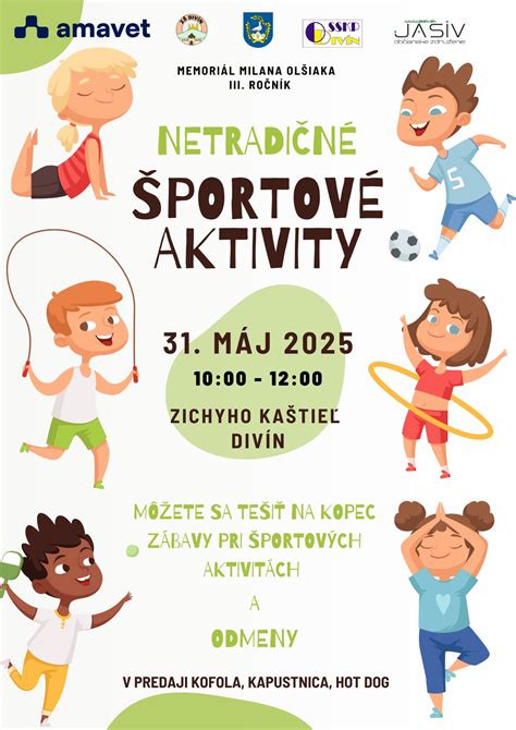 Ilustrácia ukazujúca rôzne športové aktivity, ktoré môžu ľudia s hendikepom vykonávať