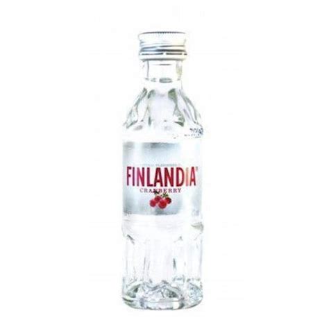 Fľaša Finlandia Cranberry s čerstvými brusnicami