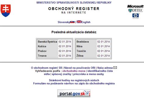 Obchodný register Slovenskej republiky