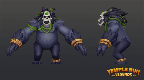 Ilustrácia hlavnej postavy Temple Run v akcii