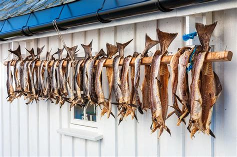Tradičné nórske sušené ryby