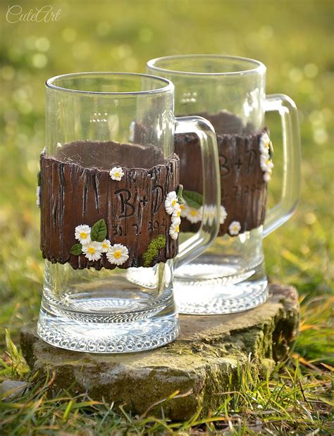 Drevené krígle s gravírovaním