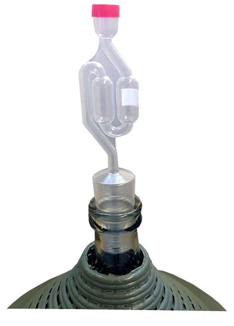 Kvasná zátka s bublajúcou hadičkou