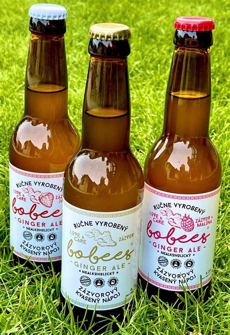 Fľaša Bobees Ginger Ale