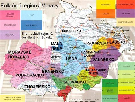 Mapa vinohradníckych oblastí Južnej Moravy
