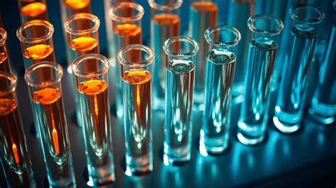 chemické skúmavky a vybavenie