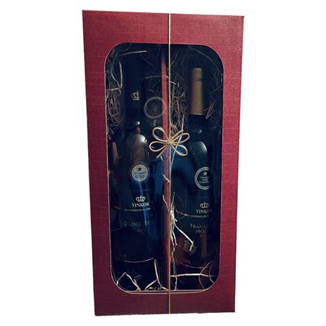 darčekové balenie fľaše