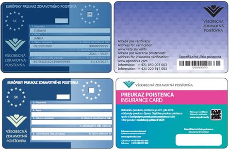 Ilustrácia európskeho preukazu zdravotného poistenia