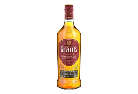 Ikonická trojhranná fľaša whisky Grant's
