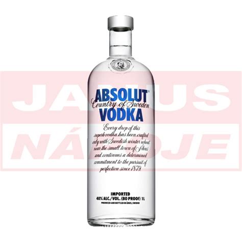 Priezračné fľaše Absolut vodky