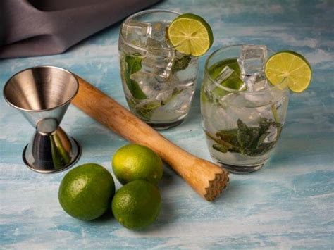 Ingrediencie na prípravu koktailu Mojito