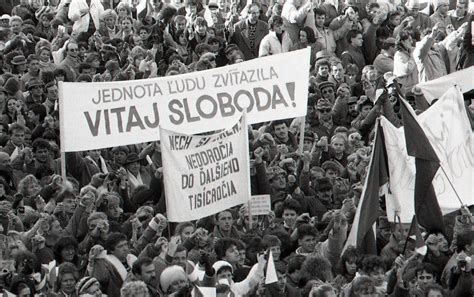 Ilustrácia Nežnej revolúcie