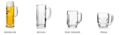 Rozmanitosť pohárov na pivo