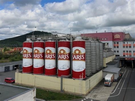 Archívna fotografia výstavby Pivovaru Šariš