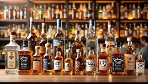 Ilustrácia sklenených fliaš s alkoholom v tmavej skrinke