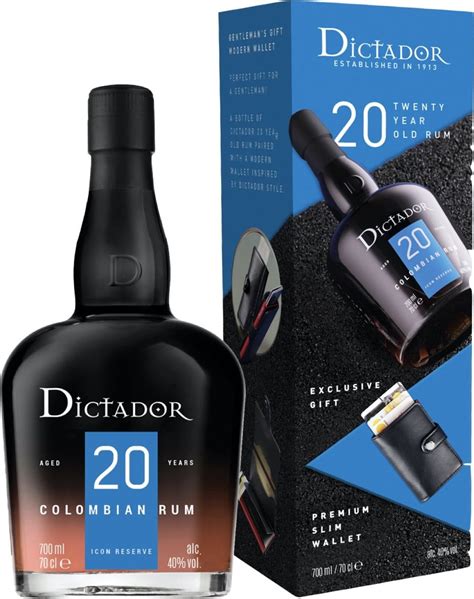 Fľaša rumu Dictador