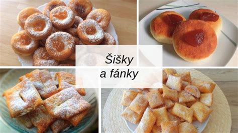 Koláž rôznych náplní a posypov na šišky