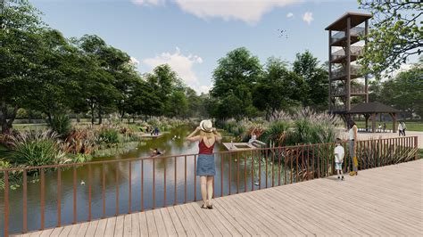 Lesopark Vrakuňa počas letného dňa