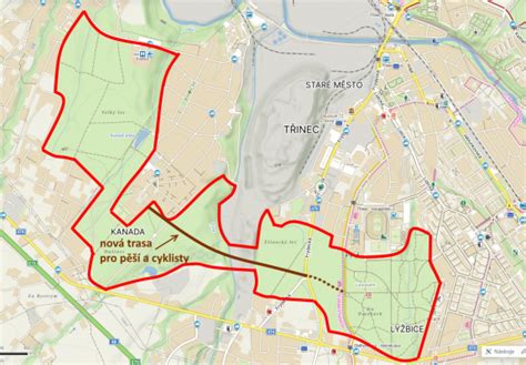 Mapa lesoparku Vrakuňa s vyznačenými zónami festivalu