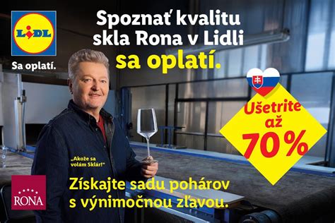 Detail skla RONA s logom