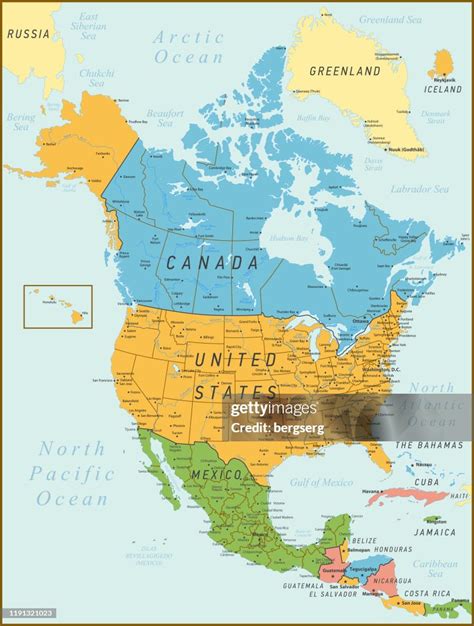 Mapa USA s vyznačenými štátmi počas prohibície