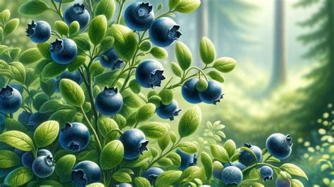 Lesné čučoriedky v košíku