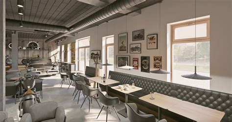 Interiér kaviarne smoderným dizajnom