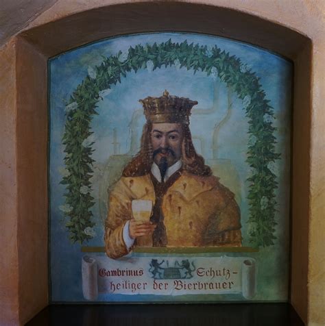 Ilustrácia z katalógu Ernsta Holzweißiga Nachfa z roku 1898 zobrazujúca Gambrinusa v kráľovskom odeve