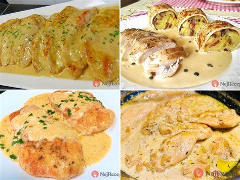 široká škála kuracích jedál