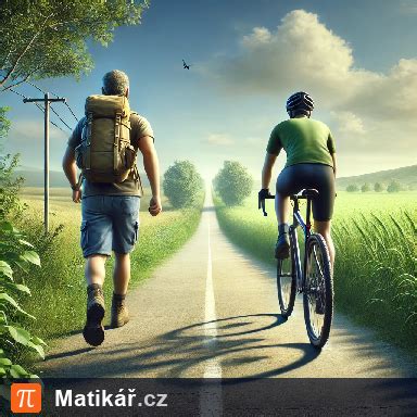 cyklista a chodec zdieľajúci chodník