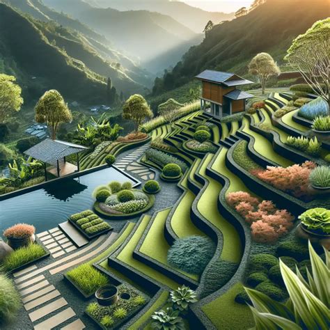 Ilustrácia vinohradov na svahu