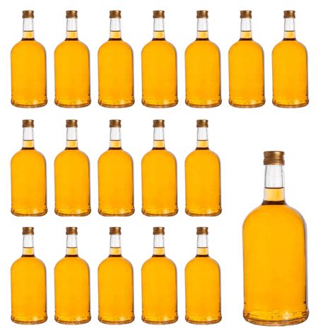 Fľaša vodky meniaca farbu