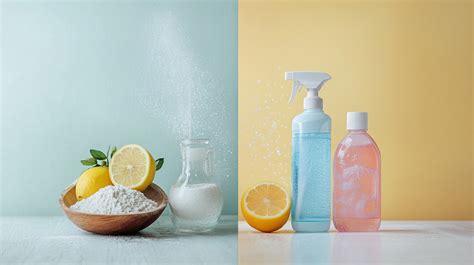 Ilustrácia znázorňujúca chemické vzorce čistiacich prostriedkov