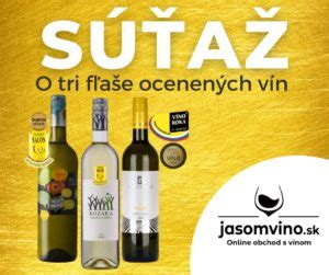 Fľaše slovenských vín rôznych vinárstiev