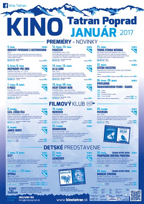 Plagát filmového predstavenia v kine