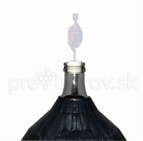 Sada na výrobu vína: demižón, kvasná zátka, hadica