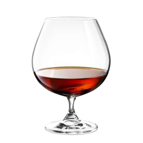 Balónovitý tvar pohára na koňak