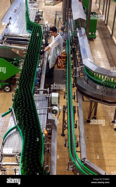 Bottling line at Pilsner Urquell Brewery