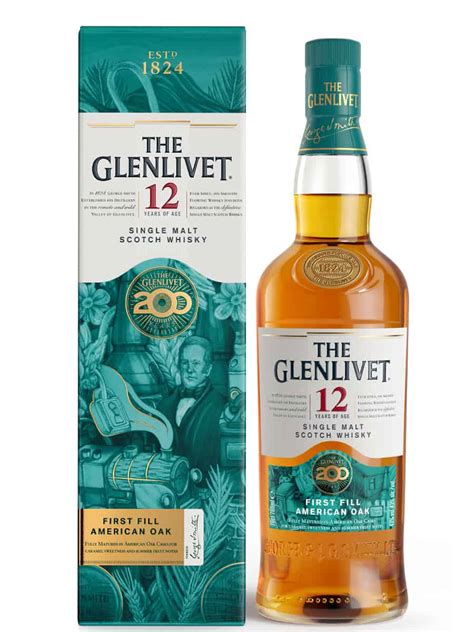Fľaša Glenlivet 12 ročnej whisky