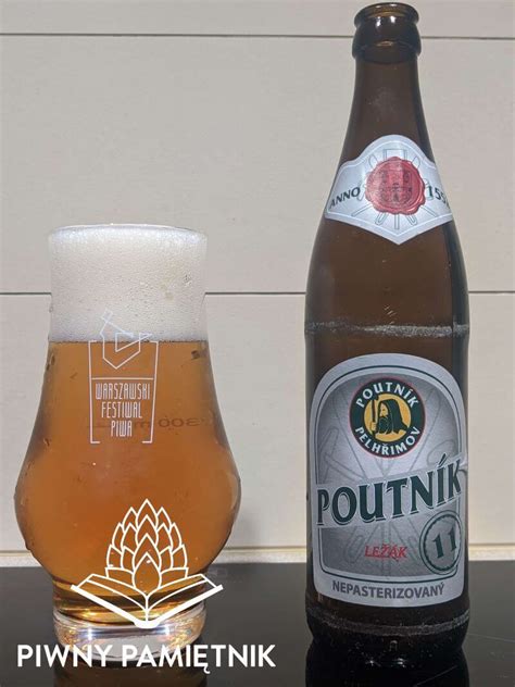 fľaša piva Poutník Ležiak Premium