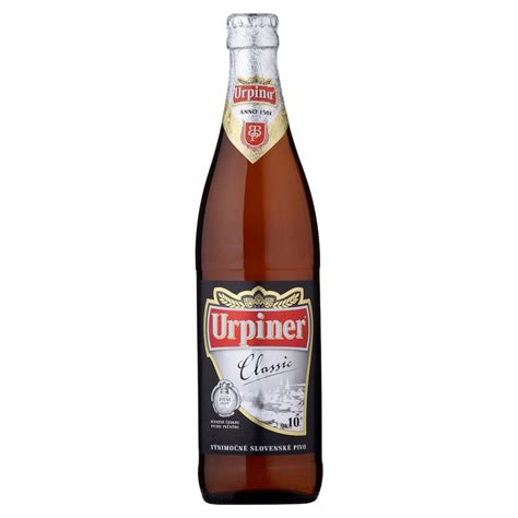 Slovenské pivo Urpiner v skle