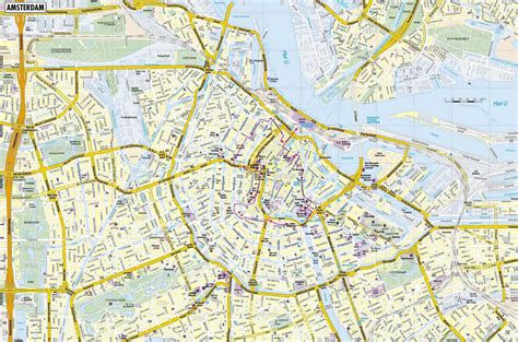 Mapa Amsterdamu s vyznačením Weteringplantsoen