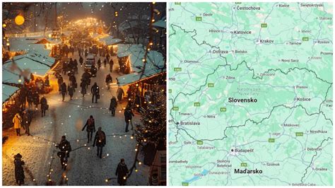 Mapa vianočných trhov v Bratislave