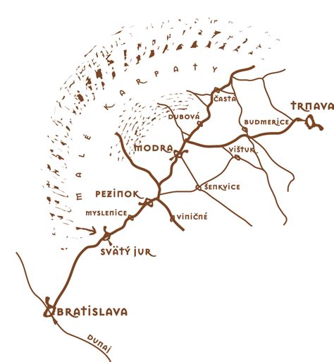 Stará vinohradnícka mapa Svätého Jura