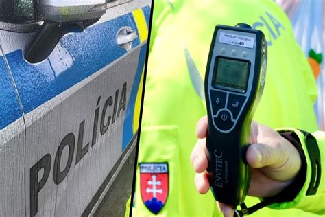 Ilustrácia policajnej kontroly s alkohol testerom